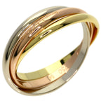 Trinity Ring 18K Yellow Gold and 18K White Gold