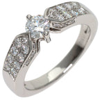 Band Ring Platinum with Diamond