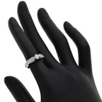 Band Ring Platinum with Diamond