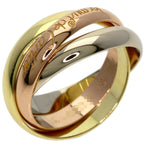 Trinity Ring 18K Yellow Gold and 18K White Gold