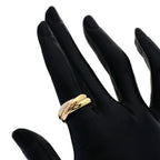 Trinity Ring 18K Yellow Gold and 18K White Gold