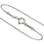 Open Teardrop Pendant Necklace Sterling Silver