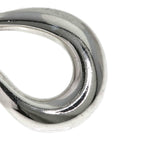 Open Teardrop Pendant Necklace Sterling Silver