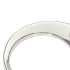 Band Ring 18K White Gold with Diamond