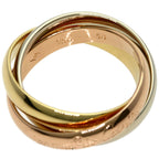 Trinity Ring 18K Yellow Gold and 18K White Gold
