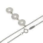 1837 Triple Circle Pendant Necklace Sterling Silver