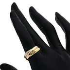 Trinity Ring 18K Yellow Gold and 18K White Gold