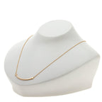 T Smile Pendant Necklace 18K Rose Gold
