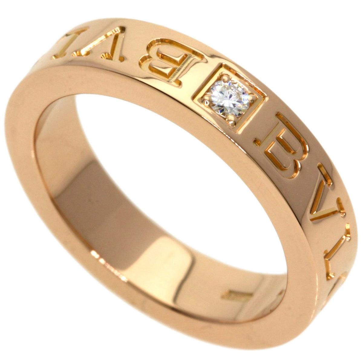 Double Ring 18K Rose Gold with Diamond