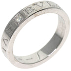 Double Ring 18K White Gold with Diamond