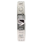 Double Ring 18K White Gold with Diamond