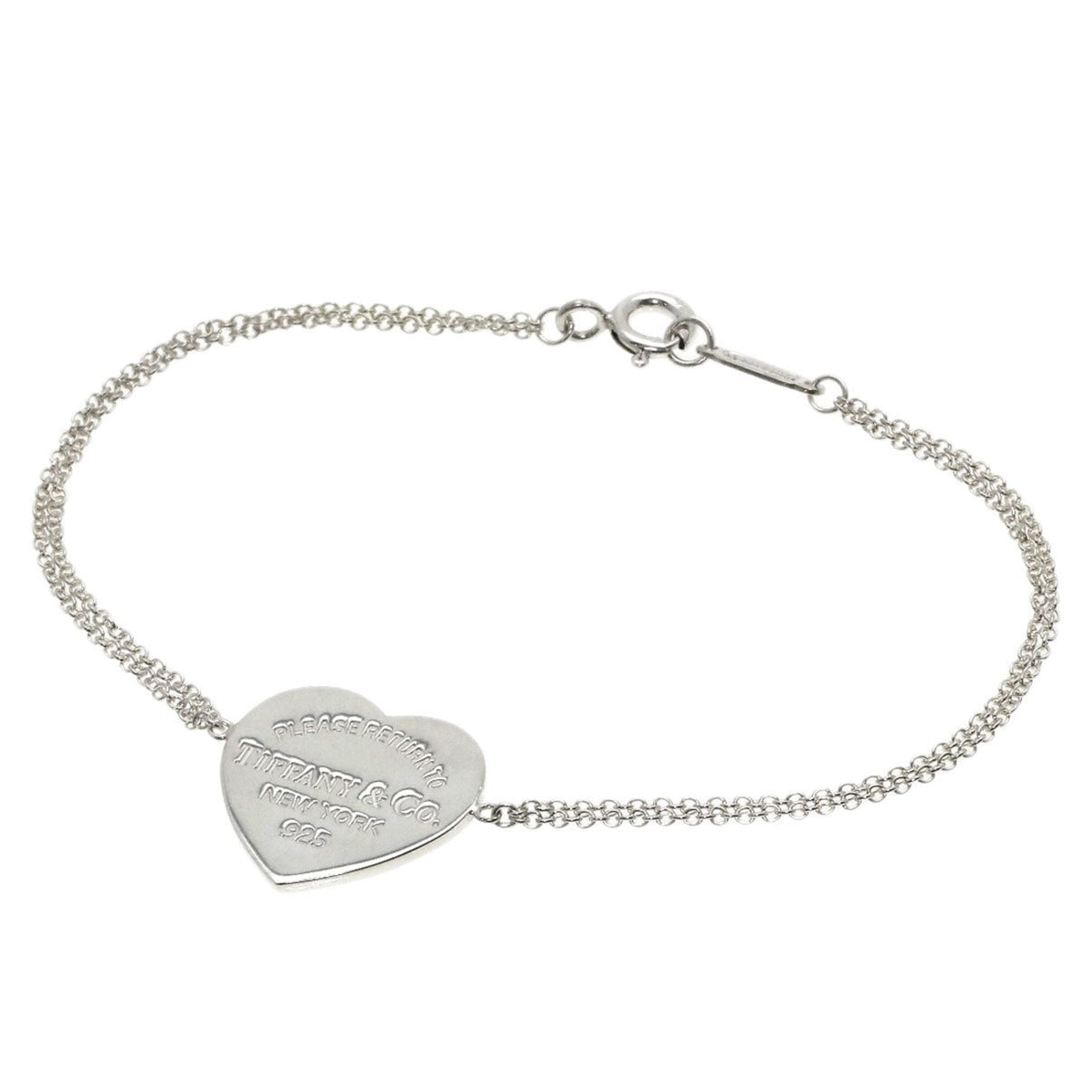 Return To Tiffany Heart Tag Chain Bracelet Sterling Silver