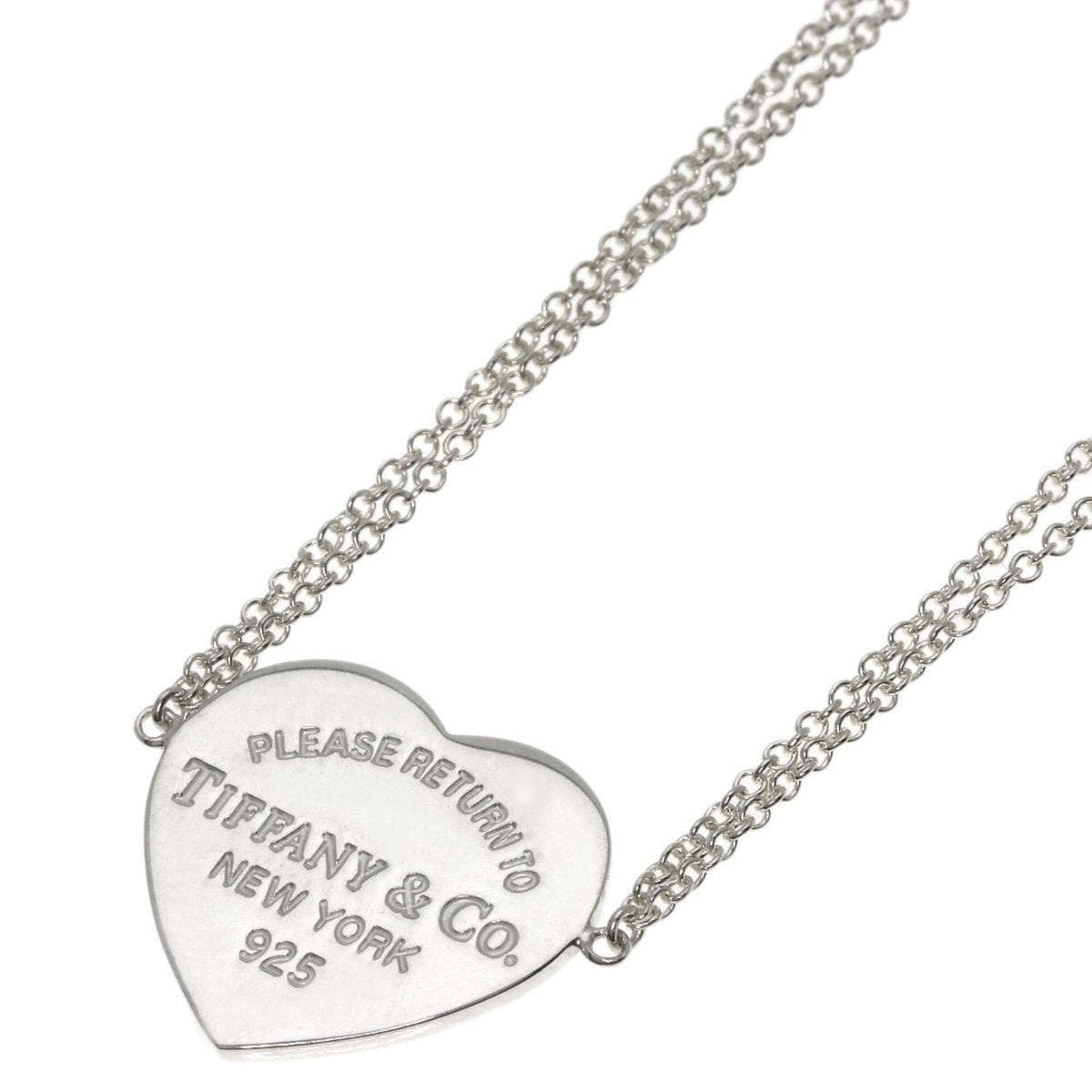Return To Tiffany Heart Tag Chain Bracelet Sterling Silver