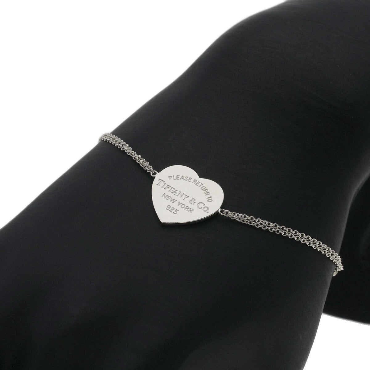 Return To Tiffany Heart Tag Chain Bracelet Sterling Silver