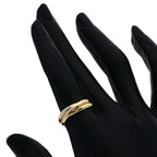 Trinity Ring 18K Yellow Gold and 18K White Gold