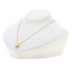 Bird Cross Pendant Necklace 18K Yellow Gold