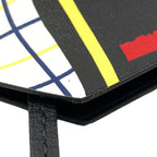 Clochette Skate Pendant Necklace Leather Black Red Yellow