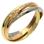 Trinity Ring 18K Yellow Gold and 18K White Gold