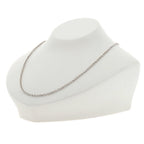 Pendant Necklace 18K White Gold