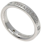 Band Ring Platinum with Diamond