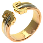 Vendome Louis Cartier Band Ring 18K Tricolor Gold