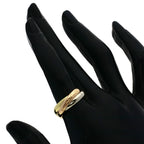 Trinity Ring 18K Yellow Gold and 18K White Gold