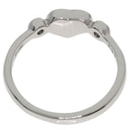 Full Heart Band Ring Platinum With Diamond