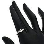 Full Heart Band Ring Platinum With Diamond