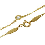 Elsa Peretti Diamonds By The Yard Pendant Necklace 18K Yellow Gold and Diamond