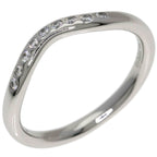 Curved Band Ring Platinum