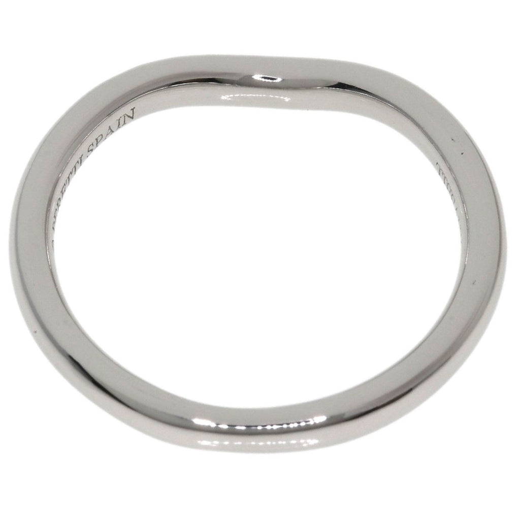 Curved Band Ring Platinum