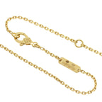 Vintage Alhambra Pendant Necklace 18K Yellow Gold and Onyx