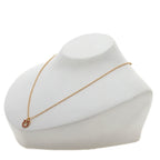 Gancini Pendant Necklace 18K Rose Gold