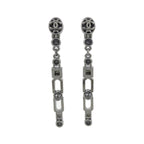 Earrings Silver-Tone Metal