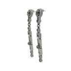 Earrings Silver-Tone Metal