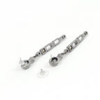 Earrings Silver-Tone Metal