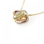 Trinity Pendant Necklace 18K Tricolor Gold