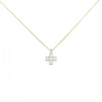Pendant Necklace Platinum and 18K Yellow Gold with Diamond