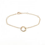 Trinity Bracelet 18K Tricolor Gold