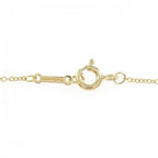 Olive Leaf Pendant Necklace 18K Yellow Gold