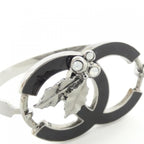 Bangle Metal Navy and Silver Bracelet