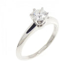 Solitaire Ring Platinum with Diamond