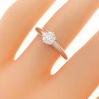 Solitaire Ring Platinum with Diamond