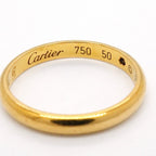 Band Ring 18K Yellow Gold With Diamond