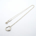 Heart Pendant Necklace Sterling Silver