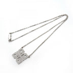 Pendant Necklace 18K White Gold with Diamond
