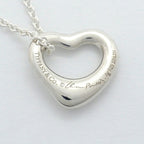 Heart Pendant Necklace Sterling Silver