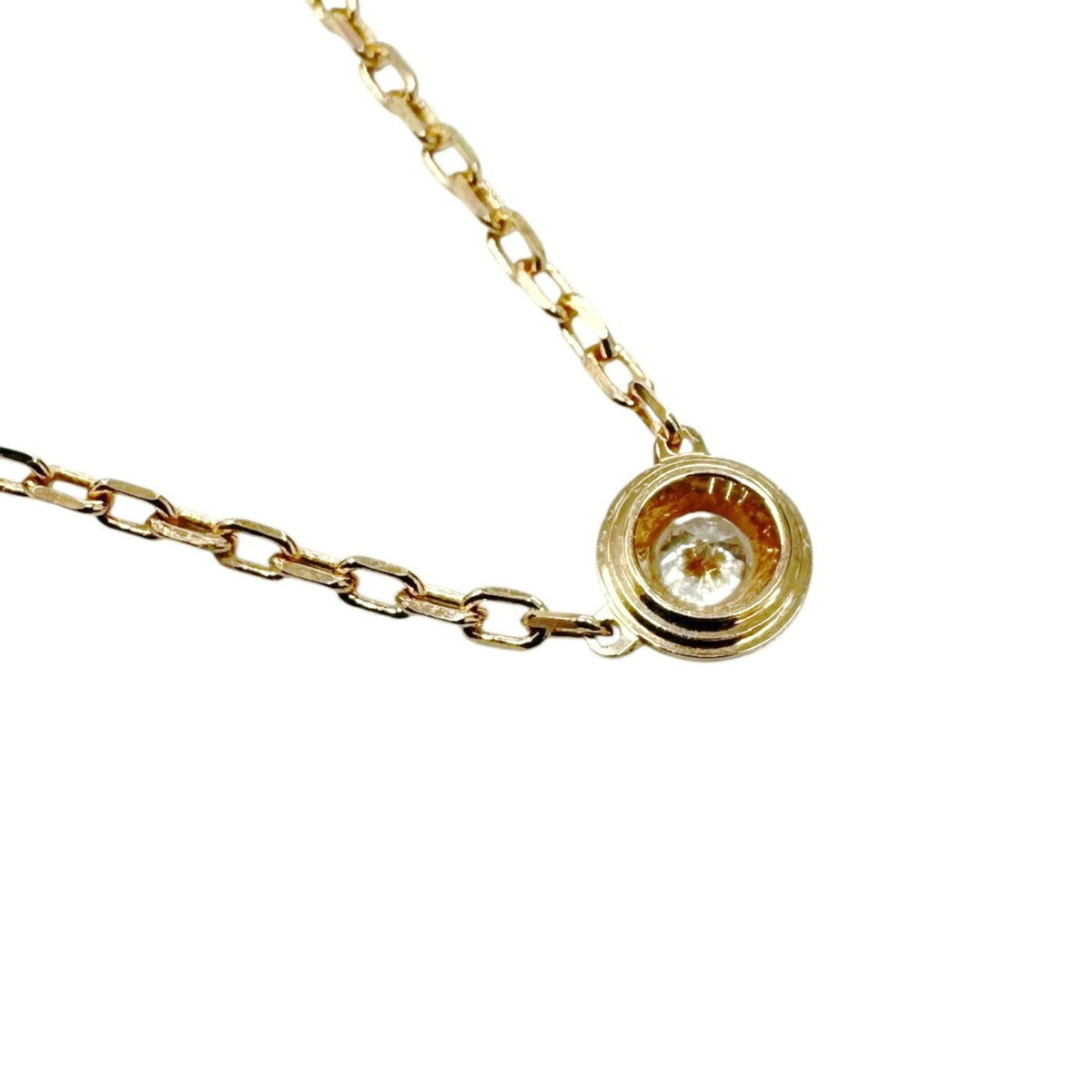 Pendant Necklace 18K Rose Gold with Diamond