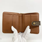 Compact Zippe Wallet Monogram Canvas