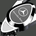 Sleek High-Shine Metal Keychain
